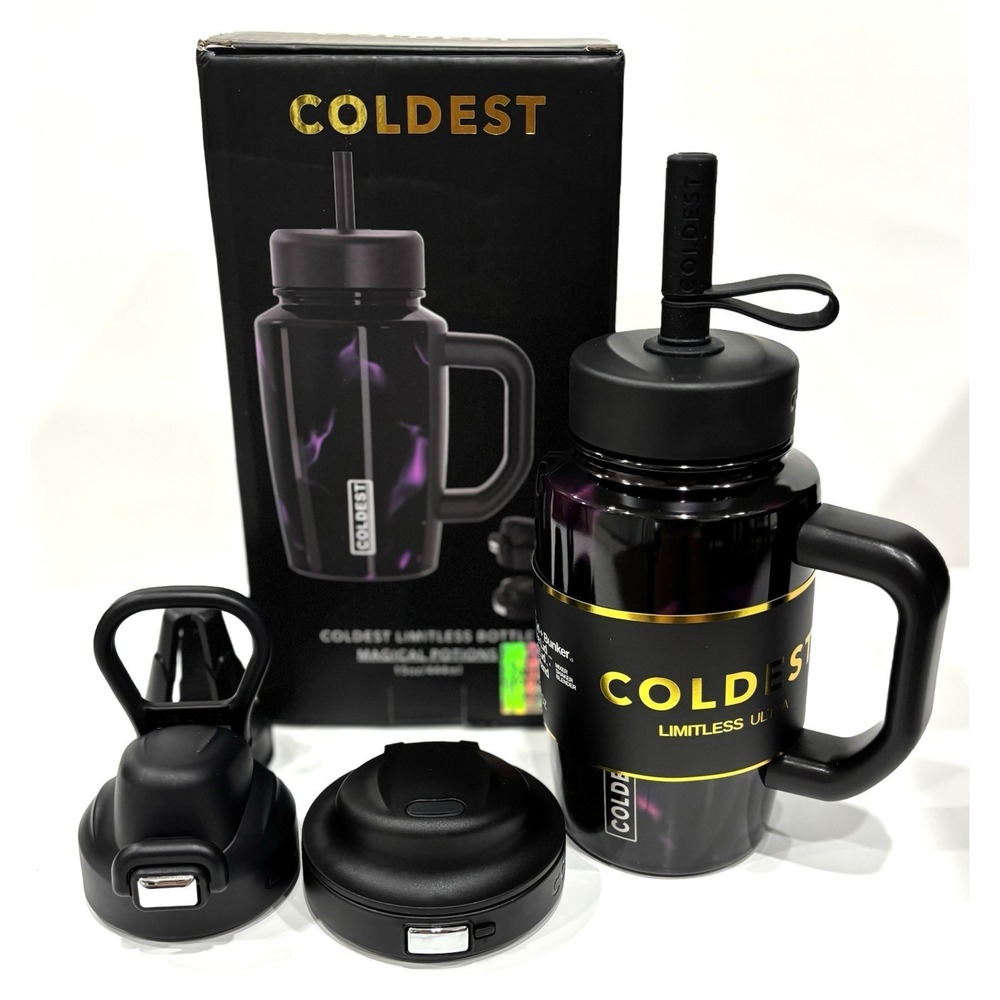 Coldest Limitless Ultra 15oz Magical Potions Bottle 3 Lids Limited Edition